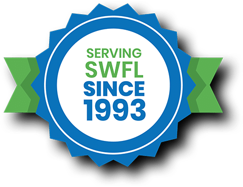 Plumbing Concepts INC. badge that says serving SWFL Since 2004